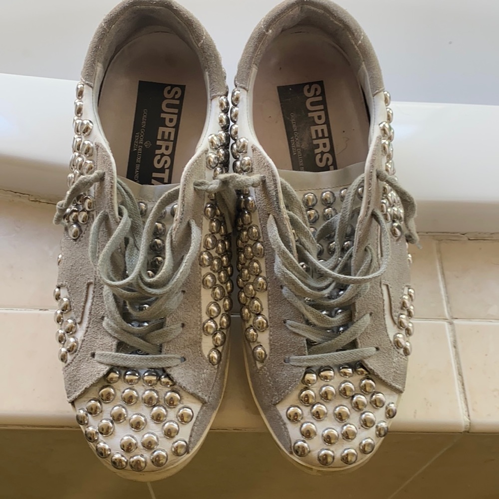 Golden Goose studded sneakers sz39